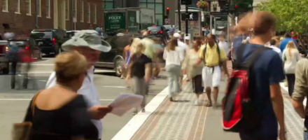 Pedestrian Crossing, Faneuil Hall – Timelapse Boston